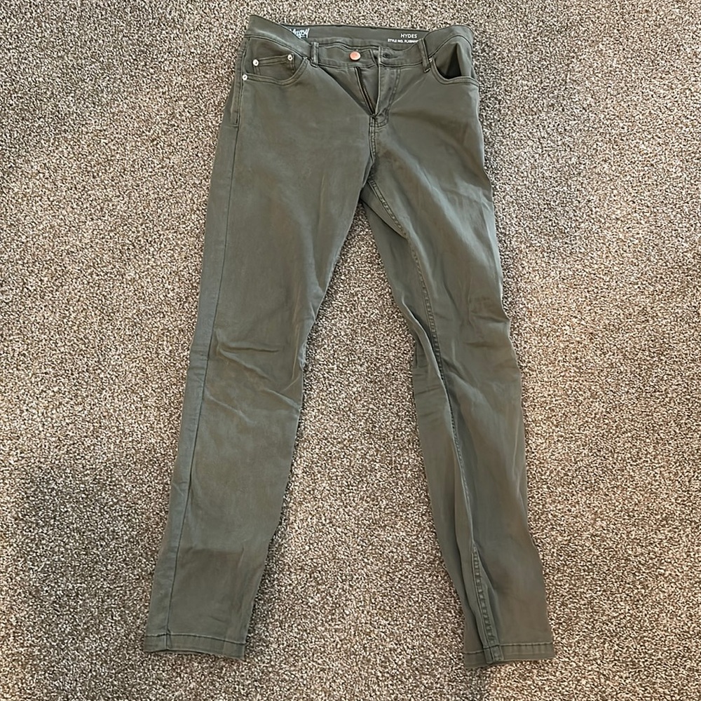 Mugsy 32x34 jeans in grayish-green